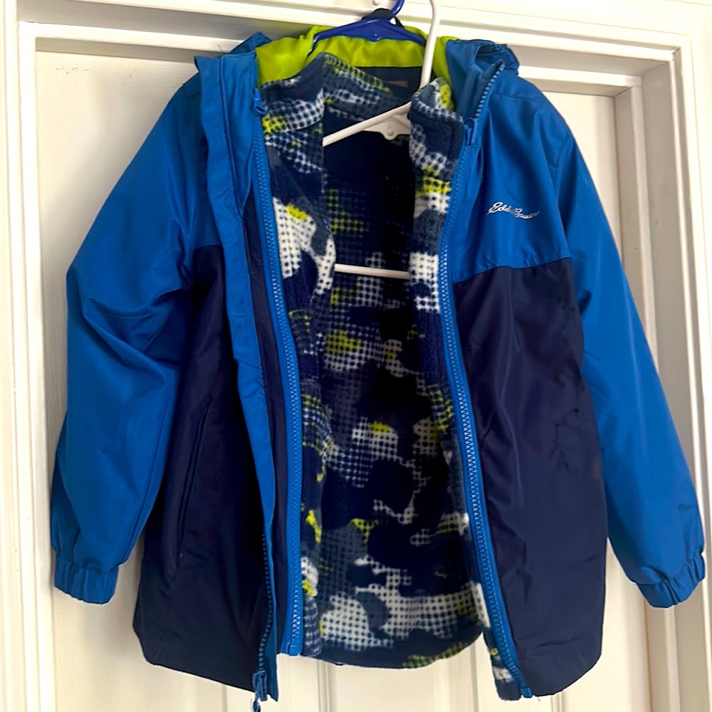 Blue Eddie Bauer Winter Coat